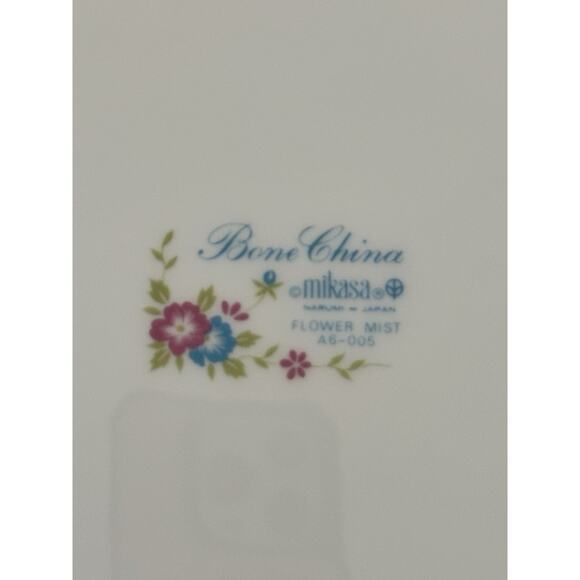 RARE Mikasa Flower Mist Bone China Oval Serving Platter 15” x 10.75” Japan Made - Picture 8 of 10